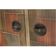 Mar Vista 3-Drawer 3-Door Sideboard with Copper Metal Cladding