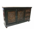 Arvada Solid Wood 2-Door 3-Drawer Buffet in Brown