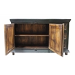 Arvada Solid Wood 2-Door 3-Drawer Buffet in Brown