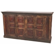 Arvada Solid Wood 4 Door Hand-Carved Buffet in Brown