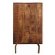 Goldbust Solid Wood 4 Door Sideboard in Brown