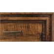Goldbust Solid Wood 4 Door Sideboard in Brown