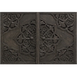Carter Eagle 4-Door Sideboard in Distressed Gray Finish on Mango Solid Wood