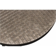 Meenal Nesting 3-Table Set in Silver Metal-Cladded Round Top
