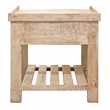 Anaheim Sunoma Solid Wood One Drawer Nightstand with Shelf in White Wash Finish
