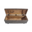 Anaheim Amanpour Solid Wood Storage Chest in Ash