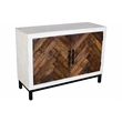 Bayside 2-Door Sideboard with Solid Wood Frame Multi-Color 2-Tone Finish
