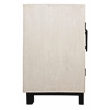 Bayside 2-Door Sideboard with Solid Wood Frame Multi-Color 2-Tone Finish