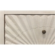 Brassica 2-Drawer Nightstand on Solid Wood Frame in White Washed Finish