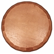 Orlando Kaleido Metal Coffee Table with Hexagonal Stamps on the Side in Copper