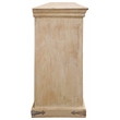 Carter Flores 4-Door Sideboard in Distressed White Finish on Mango Solid Wood