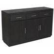 Fernious 3 Drawer 3 Door Sideboard in Dark Gray Finish on Mango Solid Wood