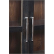 Fernious Tall Cabinet in Dark Gray Finish on Mango Solid Wood