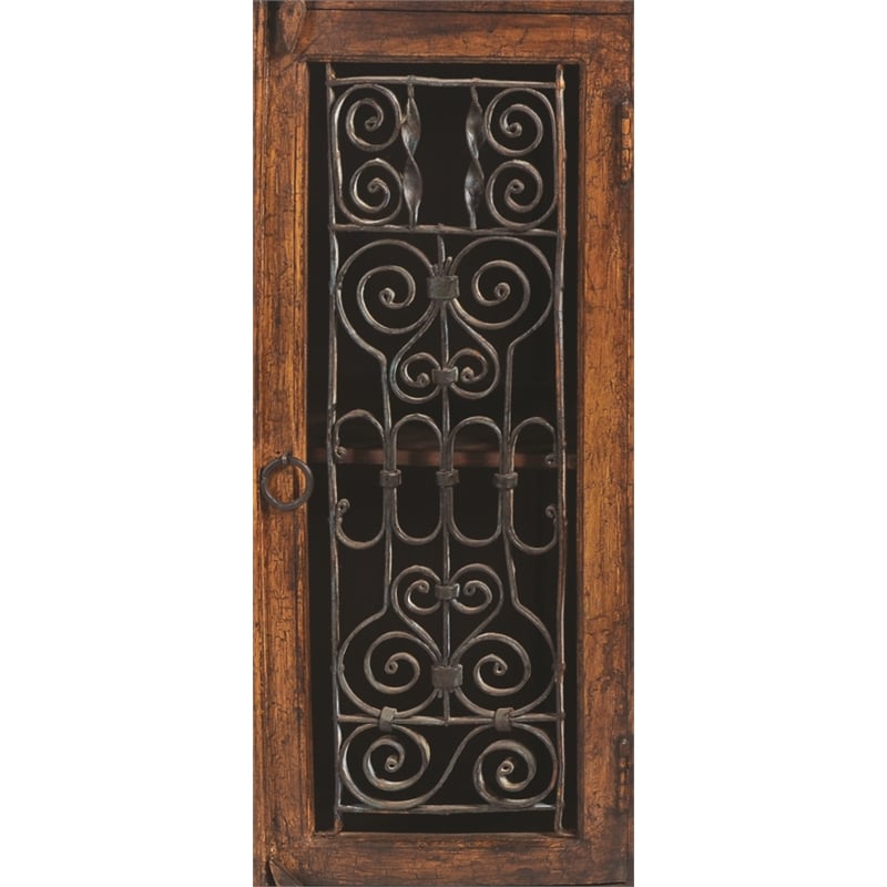 Arvada 6 Cast Iron Door Buffet on Mango Solid Wood in Brown