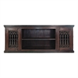 Arvada 2 Iron Jali Door Plasma on Mango Solid Wood in Dark Brown