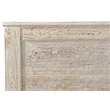 Gridley Mango Solid Wood Hand-Carved King Sized Bed in White Wash