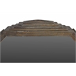 Aliso Mila Reclaimed Pine Wood Mirror in Dark Brown Finish