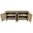Aliso Willa 4-Door Sideboard in Reclaimed and New Elm Wood in Natural