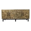 Aliso Willa 4-Door Sideboard in Reclaimed and New Elm Wood in Natural
