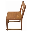 Fernious Dining Chair on Mango Solid Wood in Natural Finish - 2 Piece Set