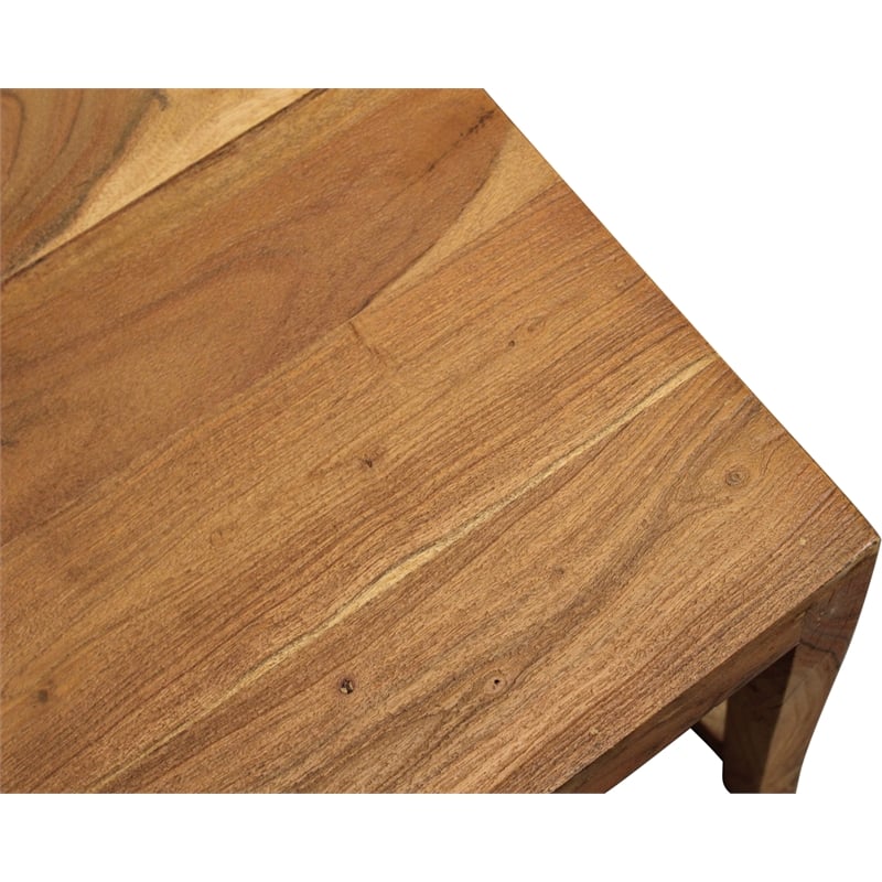 Fernious Dining Chair on Mango Solid Wood in Natural Finish - 2 Piece Set