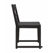 Fernious Dining Chair on Mango Solid Wood in Dark Gray Finish - 2 Piece Set
