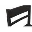 Fernious Dining Chair on Mango Solid Wood in Dark Gray Finish - 2 Piece Set