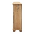 Jenna 2-Door Solid Wood Sideboard in Distressed Natural Finish
