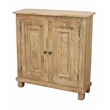 Jenna 2-Door Solid Wood Sideboard in Distressed Natural Finish