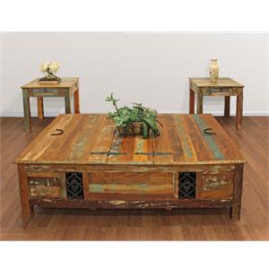 Trinidad 3-Piece Coffee Table Set with 40&quot Storage Coffee Table and 2 End Tables