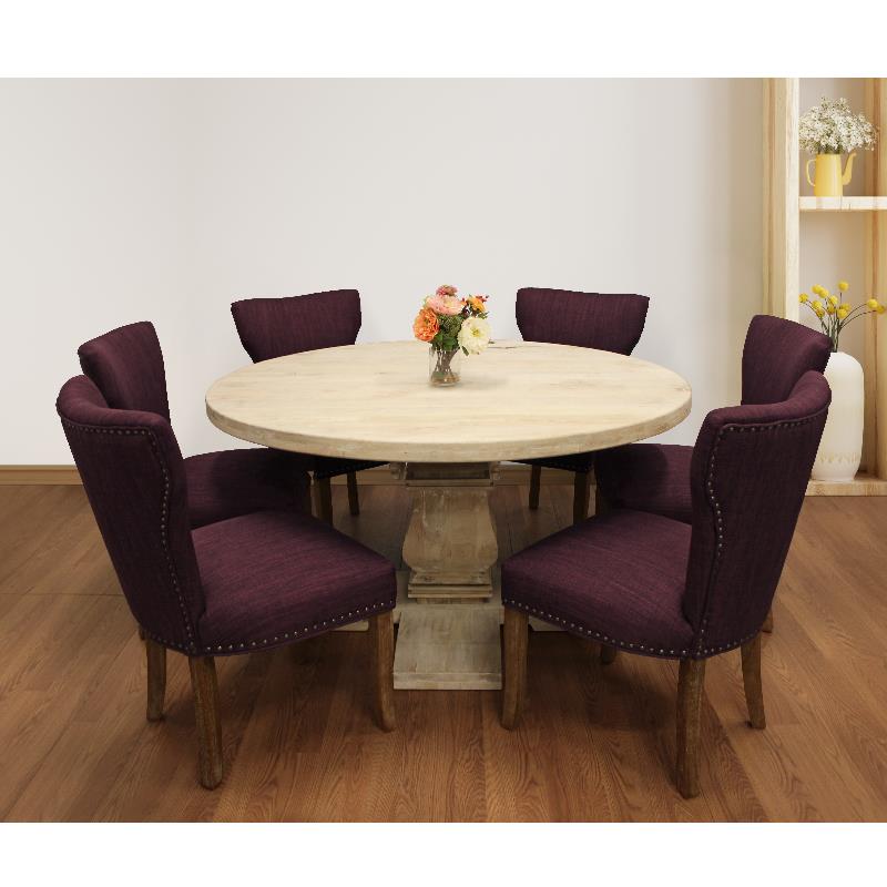 Benedict 7-Piece Dining Set with 58