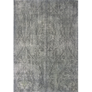 Emblem 03 8X10 Gray Handknotted Wool Area Rug