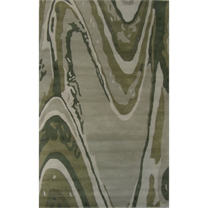 Calypso 04 8x11 Beige Handtufted Wool Area Rug
