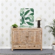 Carter Weatherly 2-Door 2-Drawer Solid Wood Accent Cabinet in White Wash