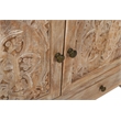 Carter Weatherly 2-Door 2-Drawer Solid Wood Accent Cabinet in White Wash