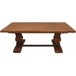 Benedict 81x39 Rectangle Dining Table with Solid Wood in Distressed Brown Finish