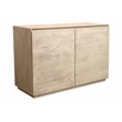 Flagstaff 2-Door Solid Wood Sideboard in Stone Natural Finish