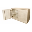 Flagstaff 2-Door Solid Wood Sideboard in Stone Natural Finish