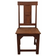 Benedict 7-Piece Rectangle Dining Table Set with 6 Chairs in Medium Brown Finish