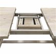 Benedict 9-Piece Extension Dining Table Set with 8 Chairs in White Wash Finish