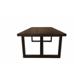 Prescott 7-Piece Dining Table Set with 6 Solid Wood Chairs in Two-Tone Brown