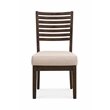 Prescott 7-Piece Dining Table Set with 6 Solid Wood Chairs in Two-Tone Brown