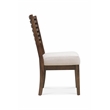 Prescott 7-Piece Dining Table Set with 6 Solid Wood Chairs in Two-Tone Brown