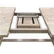 Benedict Extendable Dining Set with 10 Solid Wood Chairs in Ivory Boucle Fabric