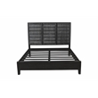 Sarah Eastern King Sized Solid Wood Bed in Antique Brown Finish