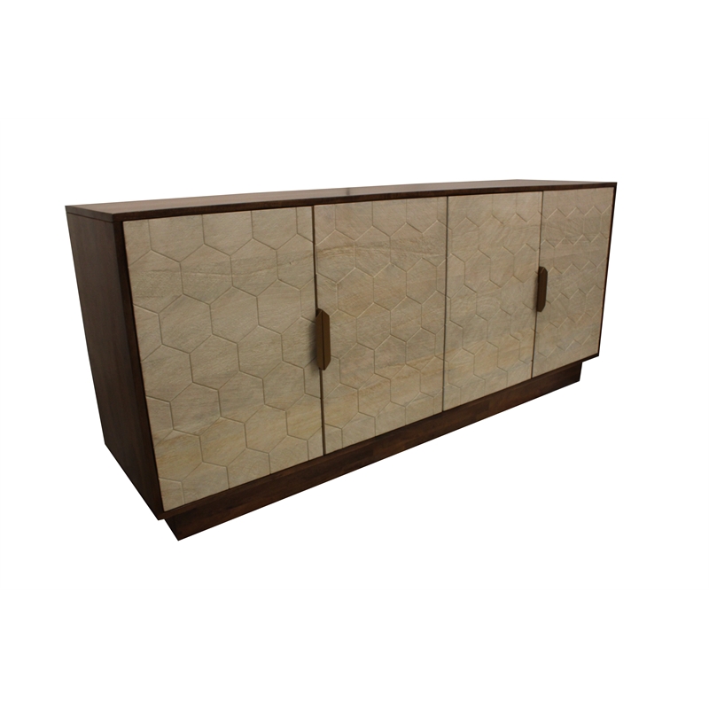 Harlow Multi-Color Solid Wood 72