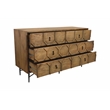 Samara 6 - Drawer Recycled Pine Wood Dresser in Natural Finish