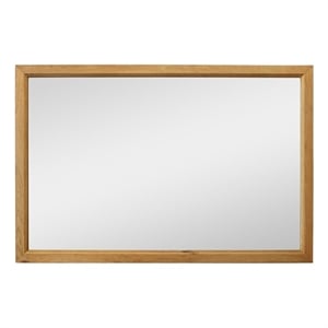 Sarasota 60&quot  Mirror With an Oak Wood Frame in a Natural Finish