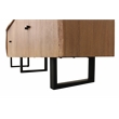 Sycamore Rustic Solid Wood Credenza Sideboard with Live Edge in a Natural Finish
