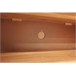 Sycamore Rustic Solid Wood Credenza Sideboard with Live Edge in a Natural Finish